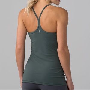 Lululemon Power Y Tank Dark Forest